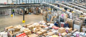 Piekdrukte logistiek